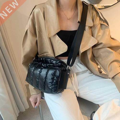 Luxury Space Cotton Shoulder Bags For Women 2021 Winter Cros