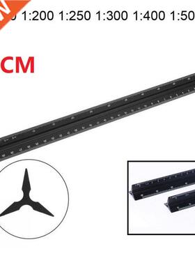 30cm Aluminium Metal Triangle Scale Architect Engineer Techn