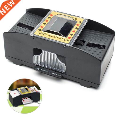 Board Game Poker Playing Cards Wooden Electric Automatic