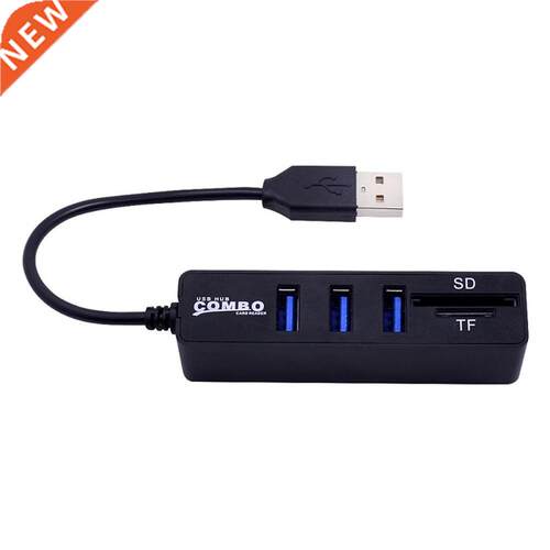 Micro USB Hub 2.0 Multi USB Ports Combo SD/TF Card Reader