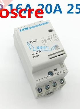 CT1-25/4P16A 4NO Household AC Power Contactor Coil 220/240V