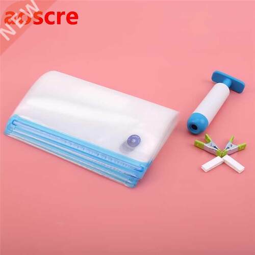20/17Pcs Bag Kits Reusable Food Storage Vacuum Seal Bags Wit