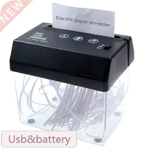 New Mini Portable USB Paper Shredder Machine Electric Cutter