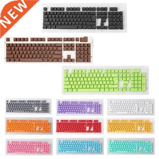 Mechanical Keyboard Keycaps PBT Ergonomic 104 Keys Transpare