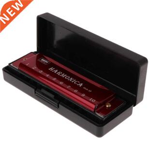 10 Holes Key of C Blues Harmonica Musical Instrument Educati