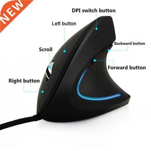 Right Wired 800 Vertical Mouse Gaming Hand Ergonomic