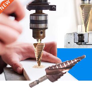 3PCS Cobalt Step Drill Bit 3-12mm 4-22mm 6-24mm HSS-CO HSS C