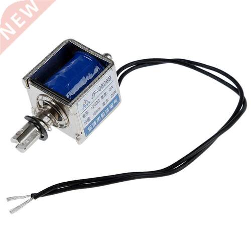 DC 12V 2A Pull Type Open Frame Solenoid Electromagnet 10mm 1