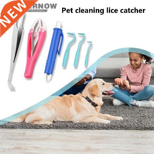 7 Pcs Pet Dog Tick Remover Tool Set Tick Hook Flea Tick