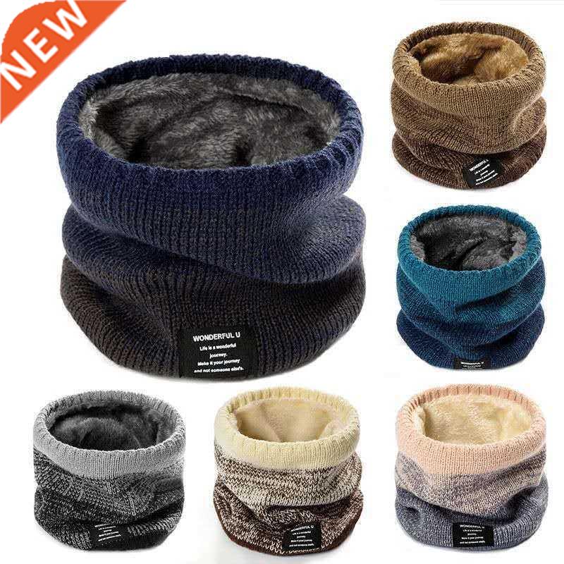 Wnter Scarf for Men Fleece Rng Bandana Kntted Warm Sold