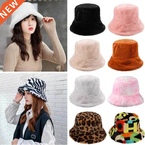 1 pc Faux Fur Winter Warm Fisherman's Hat For Women Fashion