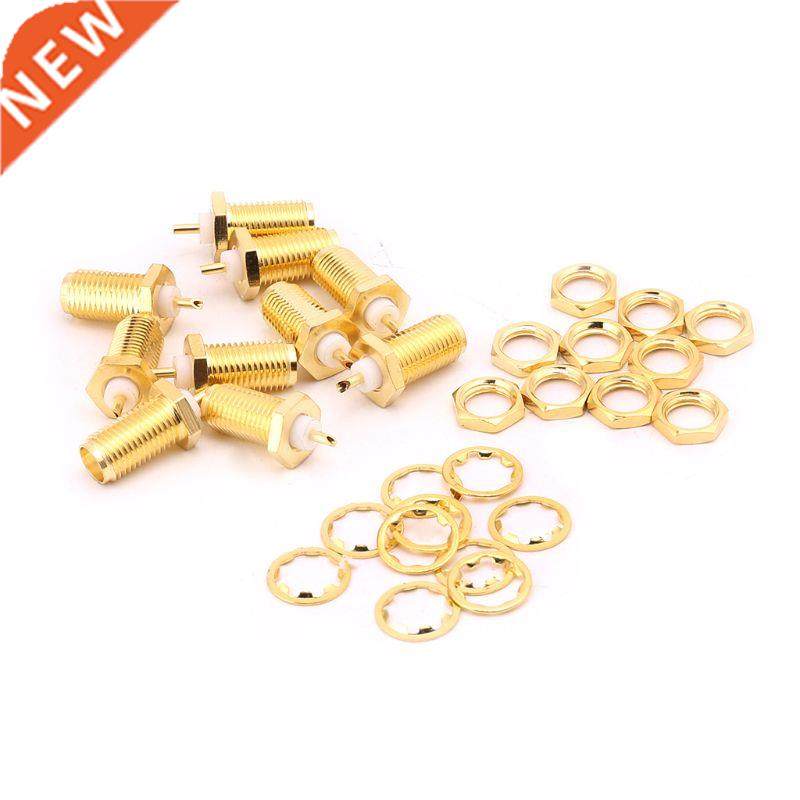 10pcs SMA-KY RF Connectors SMA Female Nut Bulkhead Handle