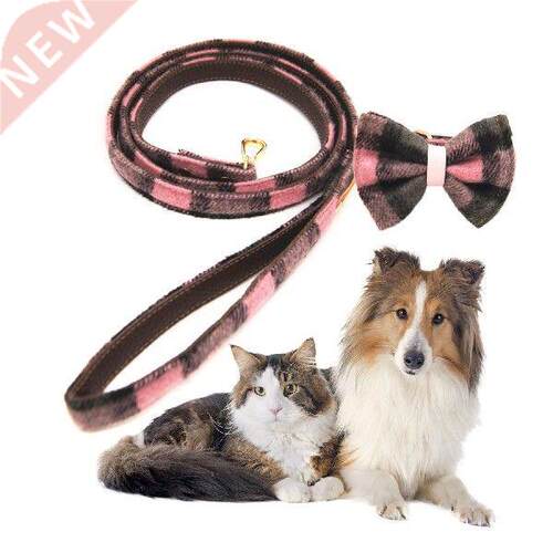 Legendog Dog Leash Fashionable Plaid Pattern Metal Hook Pet