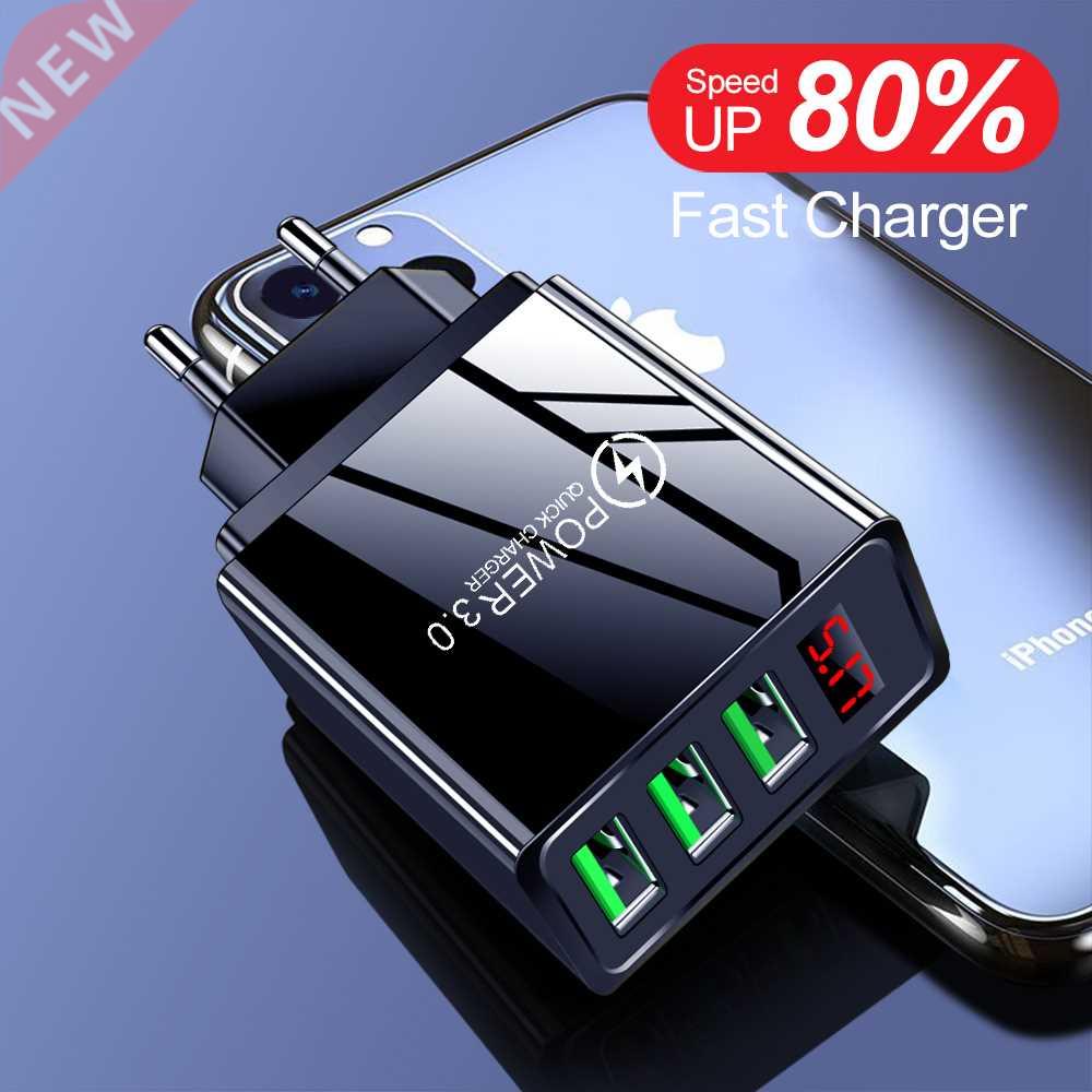 Quick Charge 3.0 USB Charger Wall Mobile Phone Charger Adapt