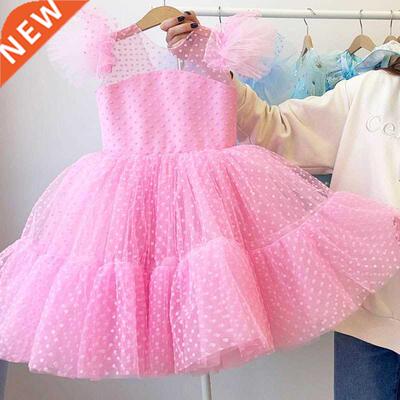 Girls Princess Dress Kids Elegant Wedding Tutu Prom Dresses