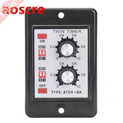 Knob Control Time Switch Relay On Off Timer Relay ATDV-YA AC
