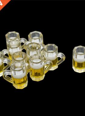 10pcs Miniture Beer Glss Resin Smll Cups Dollhouse Model