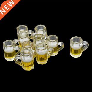 10pcs Miniture Beer Glss Resin Smll Cups Dollhouse Model