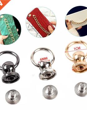 10pcs 8mm Metal Ball Post With O Ring Studs Rivets Nail Scre