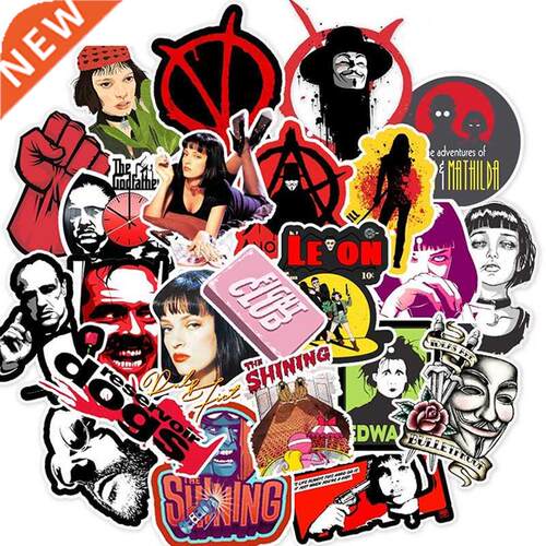 10/30/50pcs Cool Movies Kill Bill Stickers Waterproof Skate