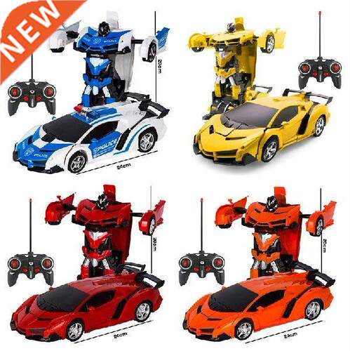 2 In 1 Electric RC Car Transformation Robots Children Boys