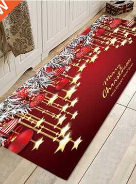 D Christmas Santa Claus Anti-slip Kitchen Dinning Room