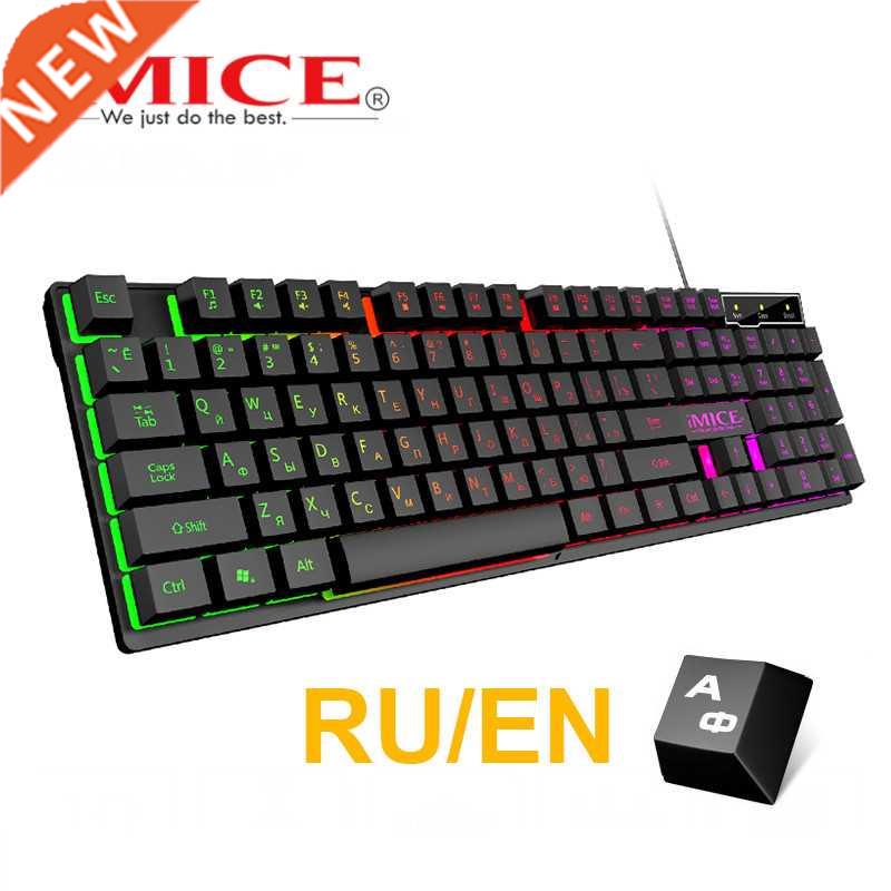 Wired Gaming Keyboard Mechanical Feeling Backlit Keyboards U