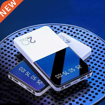 20000mAh Power Bank Portable Charger Mirror Screen LED Digit