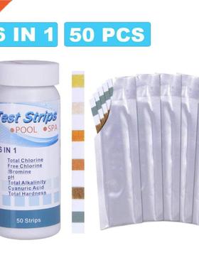 6-In-1 Swimming Pool Test Paper Water Quality Test Strips fo