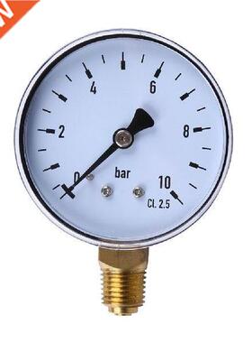 1pcs 1/4 Inch NPT Side Mount 10 Br Metl Wter Oil ir