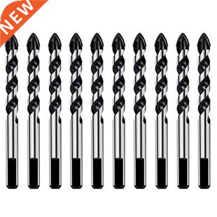 10 Piece Masonry Drill Bit Set 6mm Drill Bit with Carbide Ti