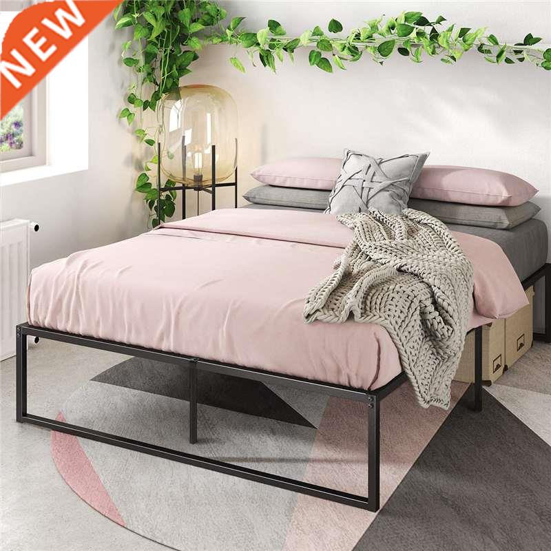 Modern Bed Frame Metal Iron Stand Platform Bed Frame Mattres
