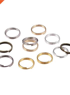 50-200pcs/bag 4 5 6 8 10 12 mm Open Jump Rings Double Loops