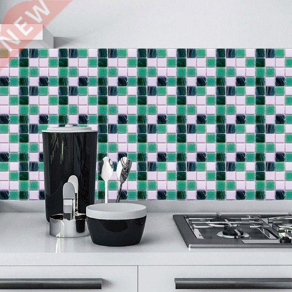 10pc D Crystal Tile Stickers  Waterproof Self-Adhesive