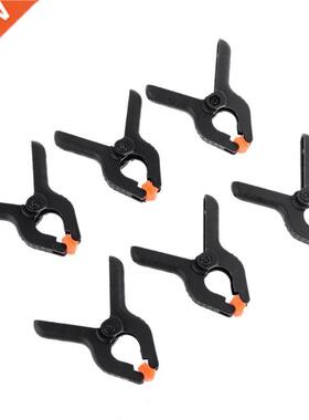 6 PCS Hard Plastic Micro Spring Clamps Set DIY Tools Clips G