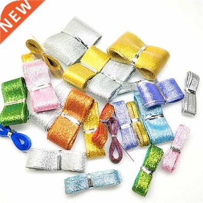 5yards random Metallic Ribbon Organza Ribbon For Wedding