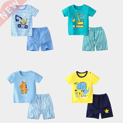 0-4 Years Old Toddler Girl Clothes Boys Girls Summer Suit Ki