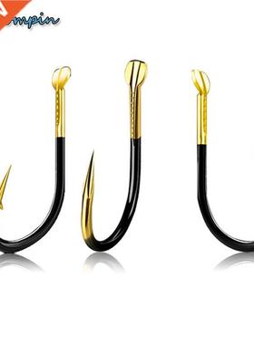 10pcs/lot High Quality Fishhooks Barbed Colored Tungsten All