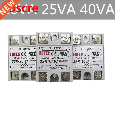 SSR-10VA SSR-25VA SSR-40VA 10A 25A 40A Relais Regulator 24-3