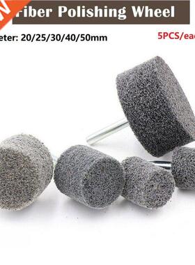 5PCS 20-50mm Nylon Fiber Polishing Wheel brsive 1/4'' Shn