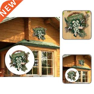 Fshionble Xms Wreth Decor rtificil Prty Supplies Bow