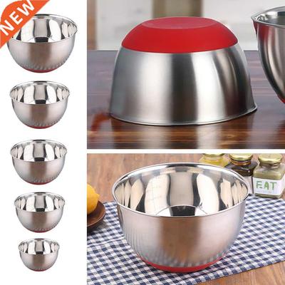 Non-Slip Stinless Steel Nesting Mixing Bowls for Sld