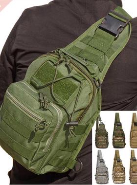 Military Tactical Shoulder Bag Sling Backpack Army Camping H