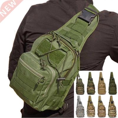 Military Tactical Shoulder Bag Sling Backpack Army Camping H