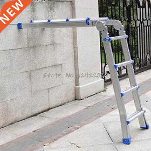 Telescopic ladder herringbone ladder household folding ladde