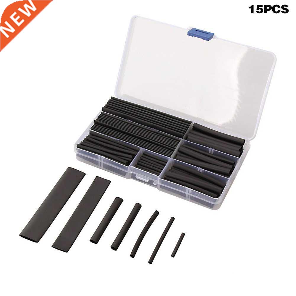 150 pcs black heat shrink wire cable tube sleeve wrap heatsh