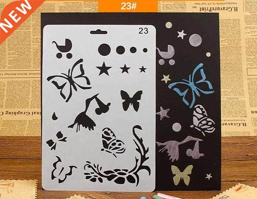 Different Pattern Airbrush Painting Stencil  Home Decor S