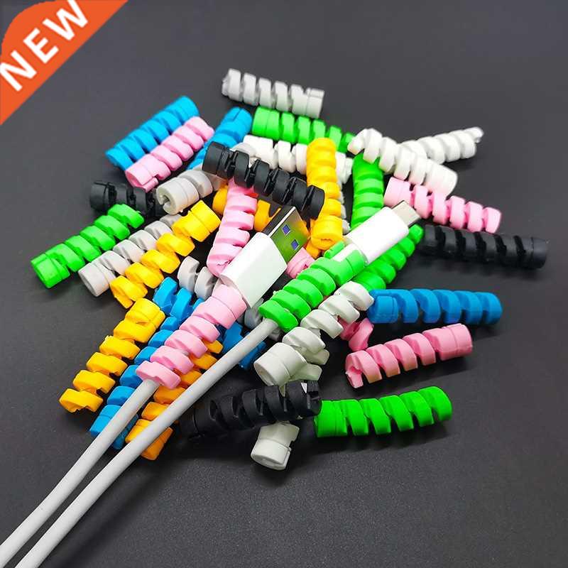 20pcs Wire Cale Winder Clip Charger Cale Protector For Pho