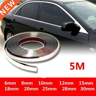 5M Exterior Car Chrome Body Strip Bumper Auto Door Protectiv