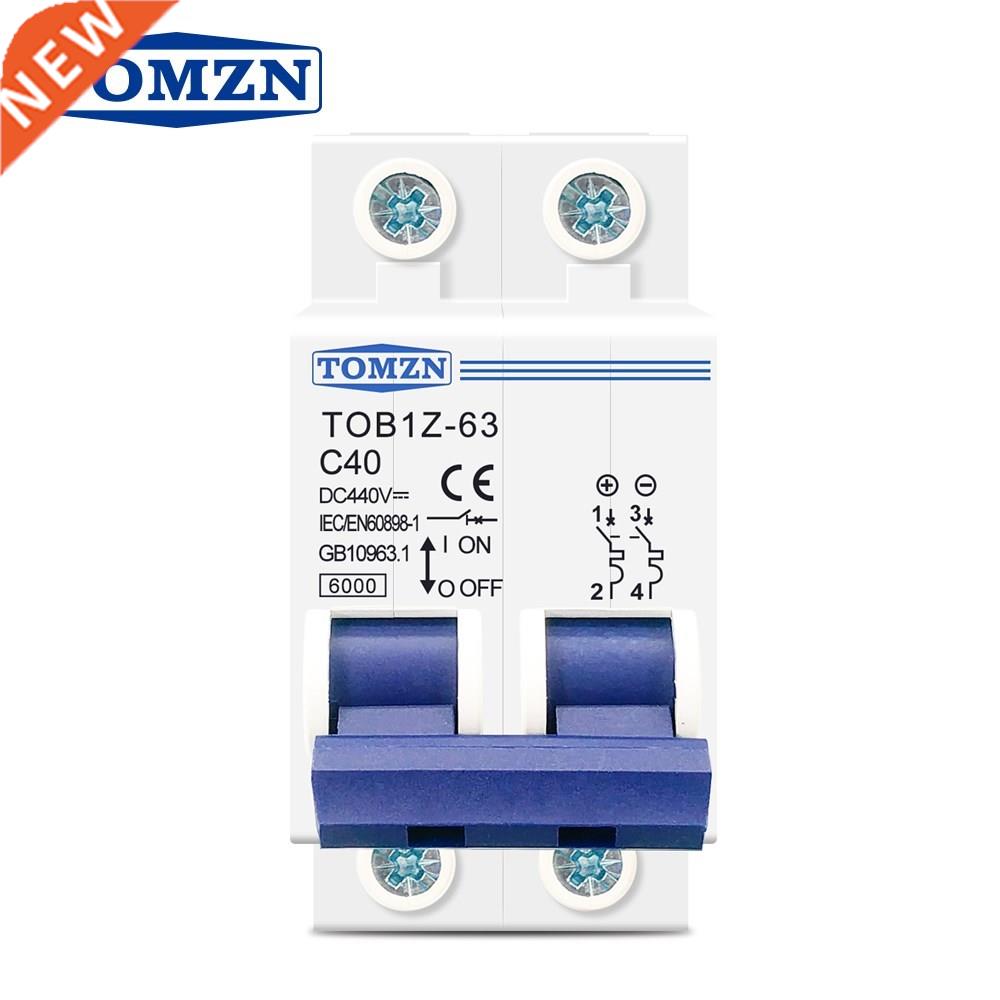 2P DC MCB 6KA 440V Mini Circuit Breaker 3A 6A 10A 16A 20A 25